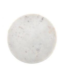 Nkuku Esa Marble Table Mat - White Table Accessories