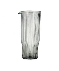 Nkuku Fali Glass Jug - Smoke