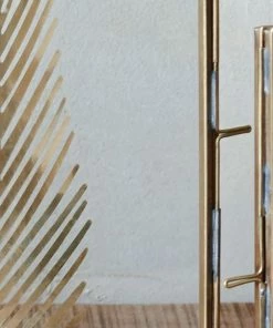 Nkuku Home Accessories Folded Danta Frame - Antique Brass