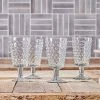 Nkuku New Arrivals Haldi Wine Glass - Clear (Set Of 4)