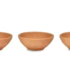 Nkuku Hampi Terracotta Tealights (Set Of 3) New Arrivals