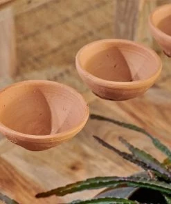 Nkuku Hampi Terracotta Tealights (Set Of 3) New Arrivals