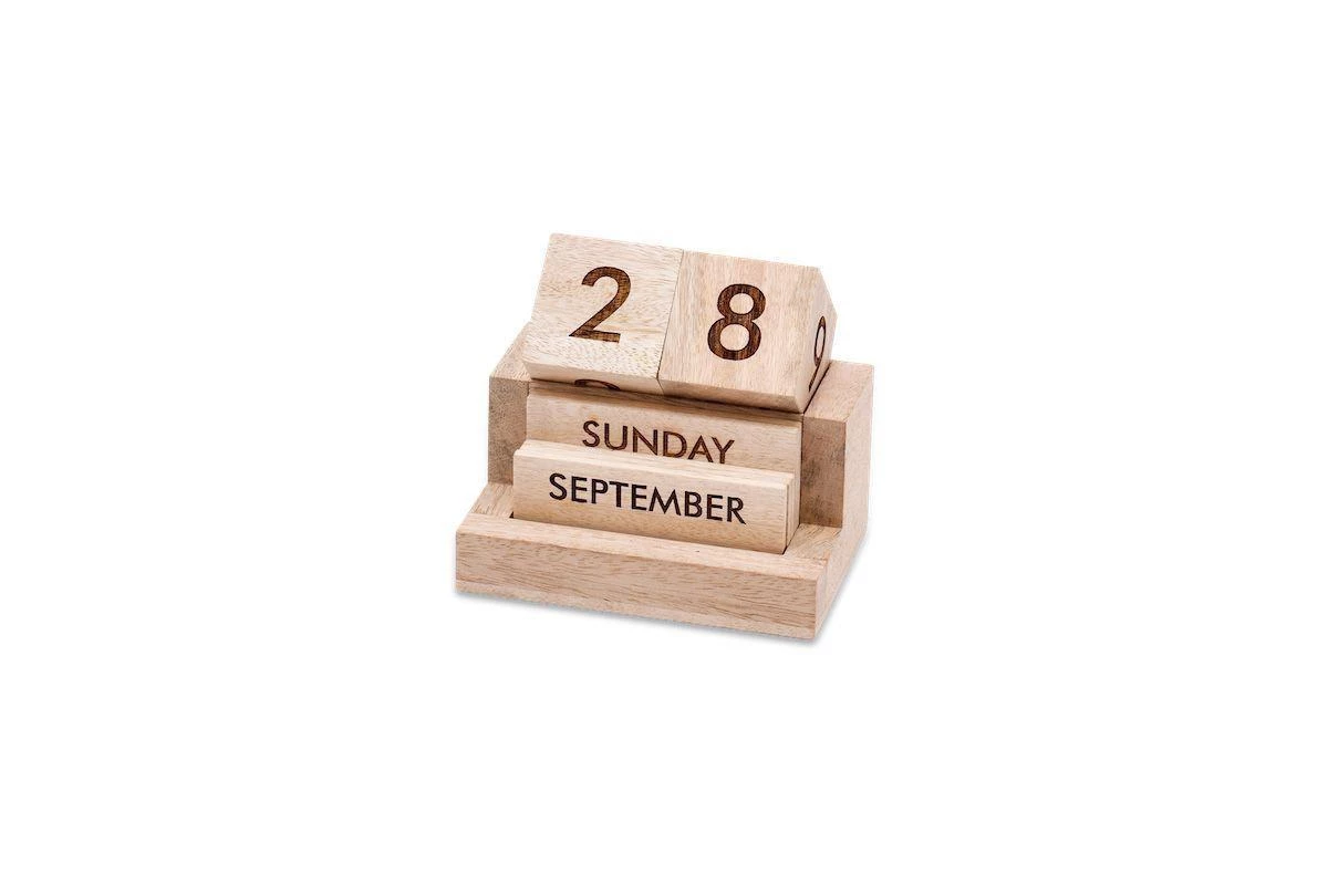 Nkuku Hansa Wooden Calendar Home Accessories 5 Nkuku Hansa Wooden Calendar Home Accessories