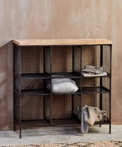 Nkuku Hallway & Bootroom Hasa Open Shelf Unit