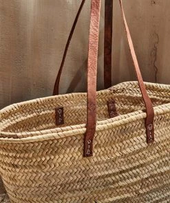 Nkuku Hasani Moroccan Shopper - Long Handles Soft Furnishings