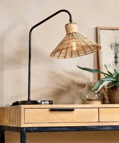 Nkuku New Arrivals Hathwa Rattan Desk Lamp 10 Nkuku New Arrivals Hathwa Rattan Desk Lamp