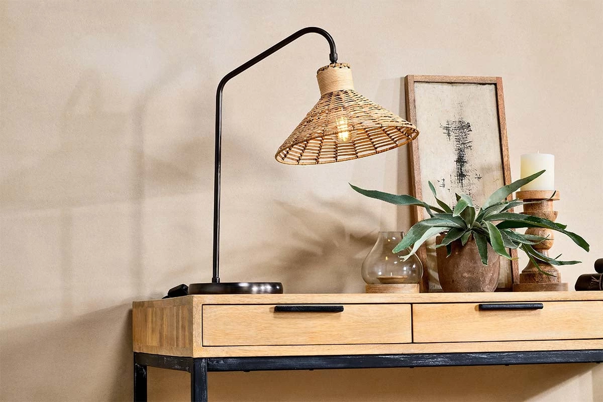 Nkuku New Arrivals Hathwa Rattan Desk Lamp 6 Nkuku New Arrivals Hathwa Rattan Desk Lamp