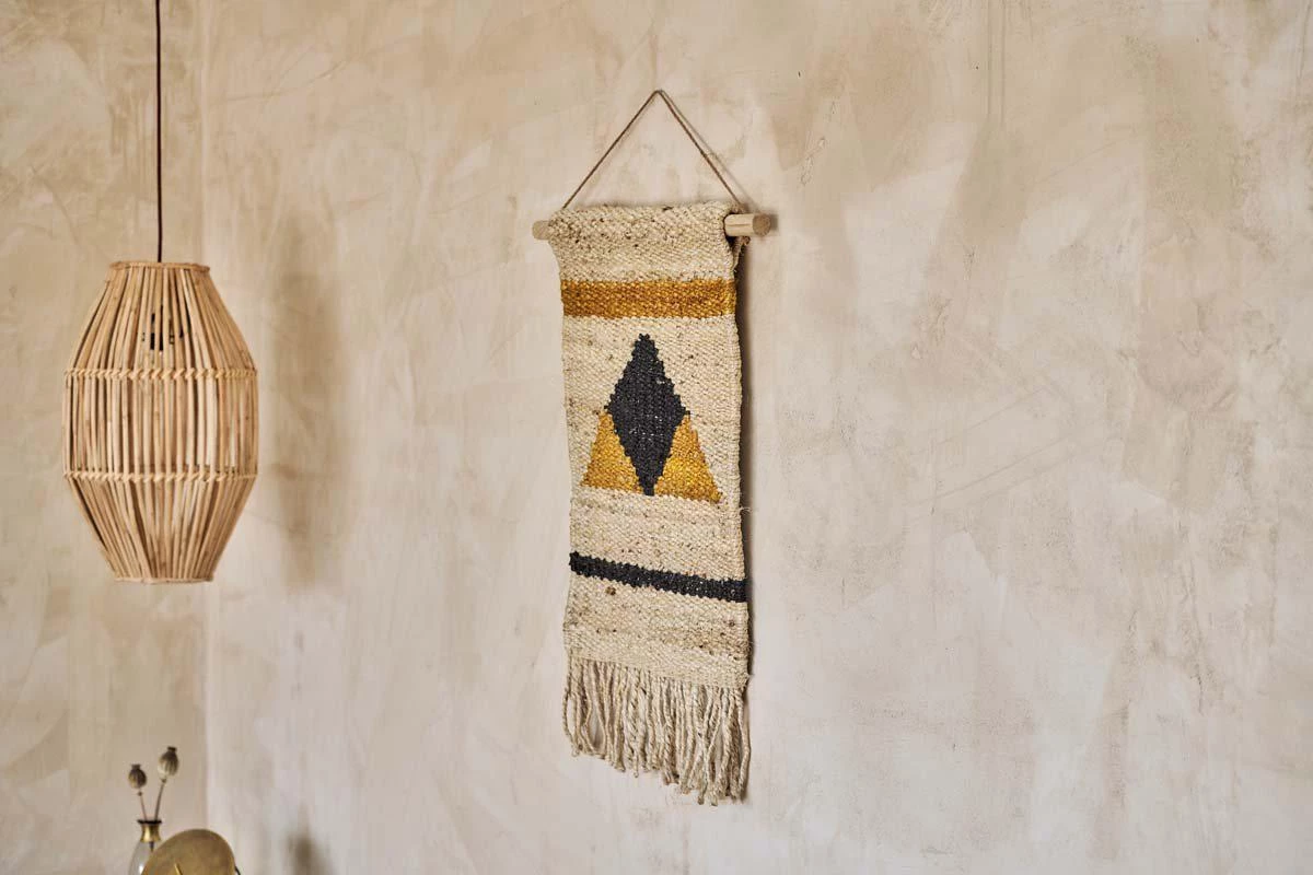 Nkuku Hombi Hemp Wall Hanging - Triangle Home Accessories 4 Nkuku Hombi Hemp Wall Hanging - Triangle Home Accessories