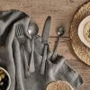 Nkuku Huri Cutlery Set - Burnt Silver (Set Of 16)