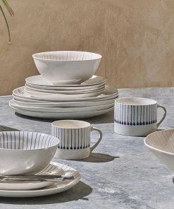 Nkuku Iba Large Ceramic Mug - Indigo (Set Of 2) Tableware 8 Nkuku Iba Large Ceramic Mug - Indigo (Set Of 2) Tableware