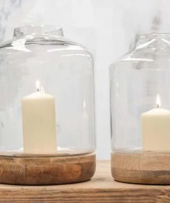 Nkuku Idha Hurricane Lantern - Tapered