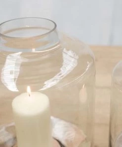 Nkuku Idha Hurricane Lantern - Tapered