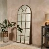 Nkuku Home Accessories Imoma Iron Full Length Arch Mirror - Brass 1 Nkuku Home Accessories Imoma Iron Full Length Arch Mirror - Brass