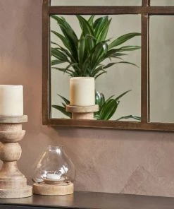 Nkuku Home Accessories Imoma Iron Overmantel Arch Mirror - Brass