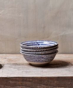 Nkuku Indigo Drop Cereal Bowl