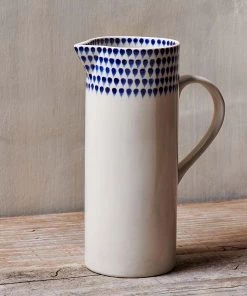 Nkuku Tableware Indigo Drop Jug