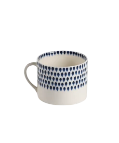 Nkuku Indigo Drop Large Mug (Set Of 2) Tableware