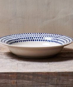 Nkuku Indigo Drop Pasta Bowl