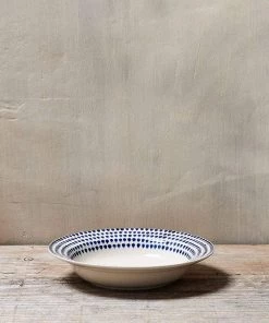 Nkuku Indigo Drop Pasta Bowl