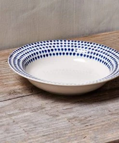 Nkuku Indigo Drop Pasta Bowl