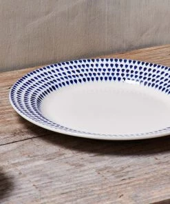 Nkuku Indigo Drop Plates
