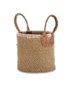 Nkuku Indra Coil Basket - Natural Soft Furnishings