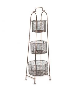 Nkuku Inkollu Three-Tiered Storage Stand Kitchen