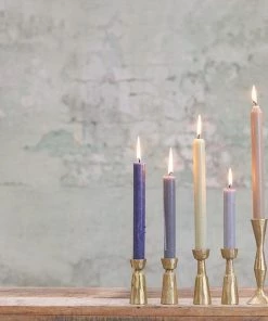 Nkuku Jahi Brass Candlestick Home Accessories