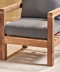 Nkuku Garden Furniture Jaisalmer Reclaimed Wood Armchair