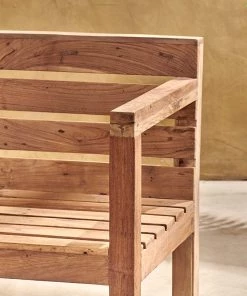 Nkuku Garden Furniture Jaisalmer Reclaimed Wood Armchair