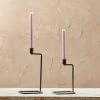 Nkuku Home Accessories Janya Candlestick - Antique Black 2 Nkuku Home Accessories Janya Candlestick - Antique Black