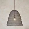 Nkuku Jatani Rust Wire Lampshade - Oval Large