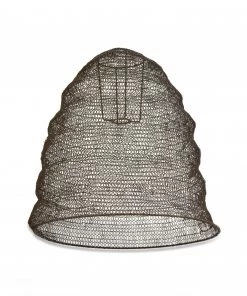 Nkuku Jatani Rust Wire Lampshade - Small Oval 13 Nkuku Jatani Rust Wire Lampshade - Small Oval