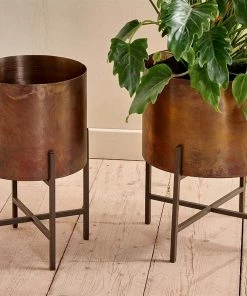 Nkuku Home Accessories Juoni Iron Planter 11 Nkuku Home Accessories Juoni Iron Planter