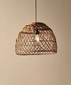 Nkuku Kaithur Rattan Dome Lampshade - Small New Arrivals