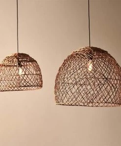 Nkuku Kaithur Rattan Dome Lampshade - Small New Arrivals