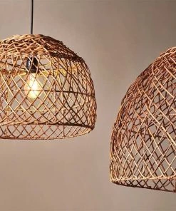 Nkuku Kaithur Rattan Dome Lampshade - Small New Arrivals