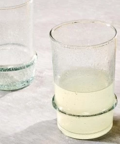 Nkuku New Arrivals Kaneti Bubble Tumbler - Clear - Large (Set Of 4) 9 Nkuku New Arrivals Kaneti Bubble Tumbler - Clear - Large (Set Of 4)