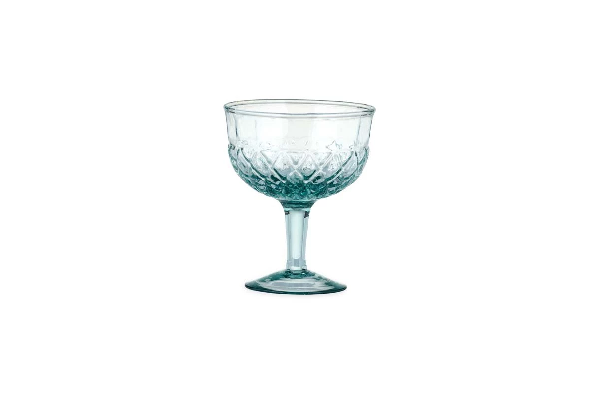 Nkuku Tableware Karala Champagne Glass - Clear (Set Of 4) 5 Nkuku Tableware Karala Champagne Glass - Clear (Set Of 4)