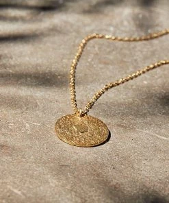 Nkuku Karnataka Disc Pendant Necklace Eco-Friendly Gifts