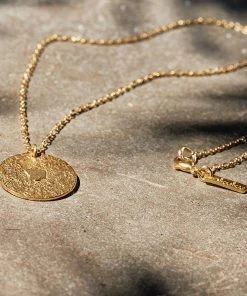 Nkuku Karnataka Disc Pendant Necklace Eco-Friendly Gifts