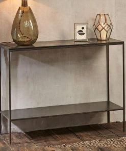 Nkuku Karoko Marble Console Table Living Room