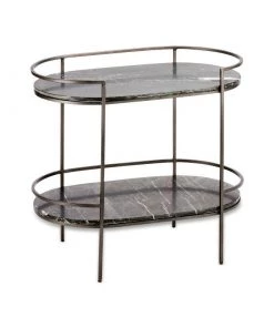 Nkuku Karoko Marble Drinks Table Living Room 9 Nkuku Karoko Marble Drinks Table Living Room