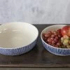 Nkuku Tableware Karuma Ceramic Serving Bowl - Blue & White