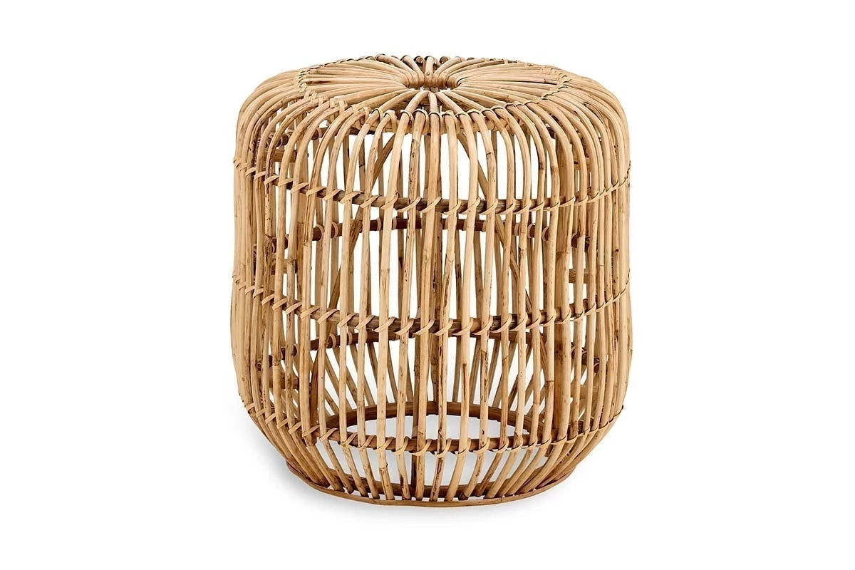 Nkuku New Arrivals Kedarpur Rattan Side Table 5 Nkuku New Arrivals Kedarpur Rattan Side Table