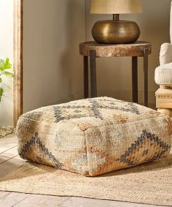 Nkuku Kesu Kilim Pouf - Large New Arrivals