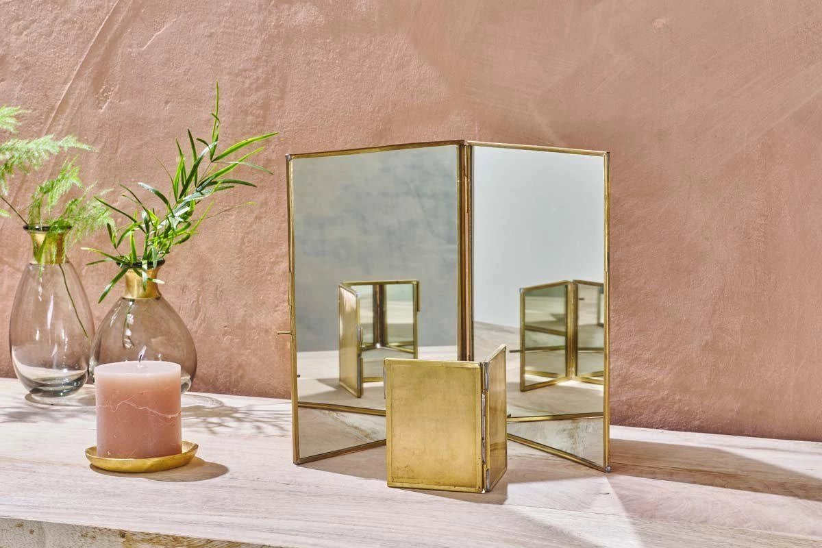 Nkuku Kiko Folding Mirror 4 Nkuku Kiko Folding Mirror