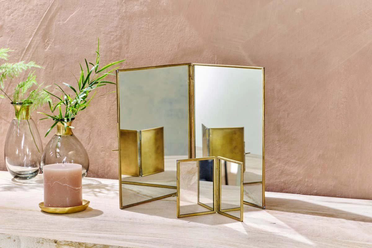 Nkuku Kiko Folding Mirror 3 Nkuku Kiko Folding Mirror