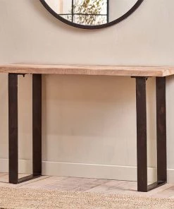 Nkuku Kiri Mango Wood Console Table New Arrivals