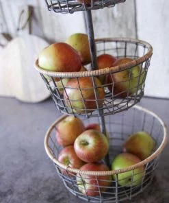 Nkuku Koba Wire Bowl Stand Kitchen